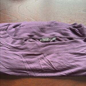 Athleta Purple dress/ tunic with long sleeves and thumb wholes! Super soft! EUC!